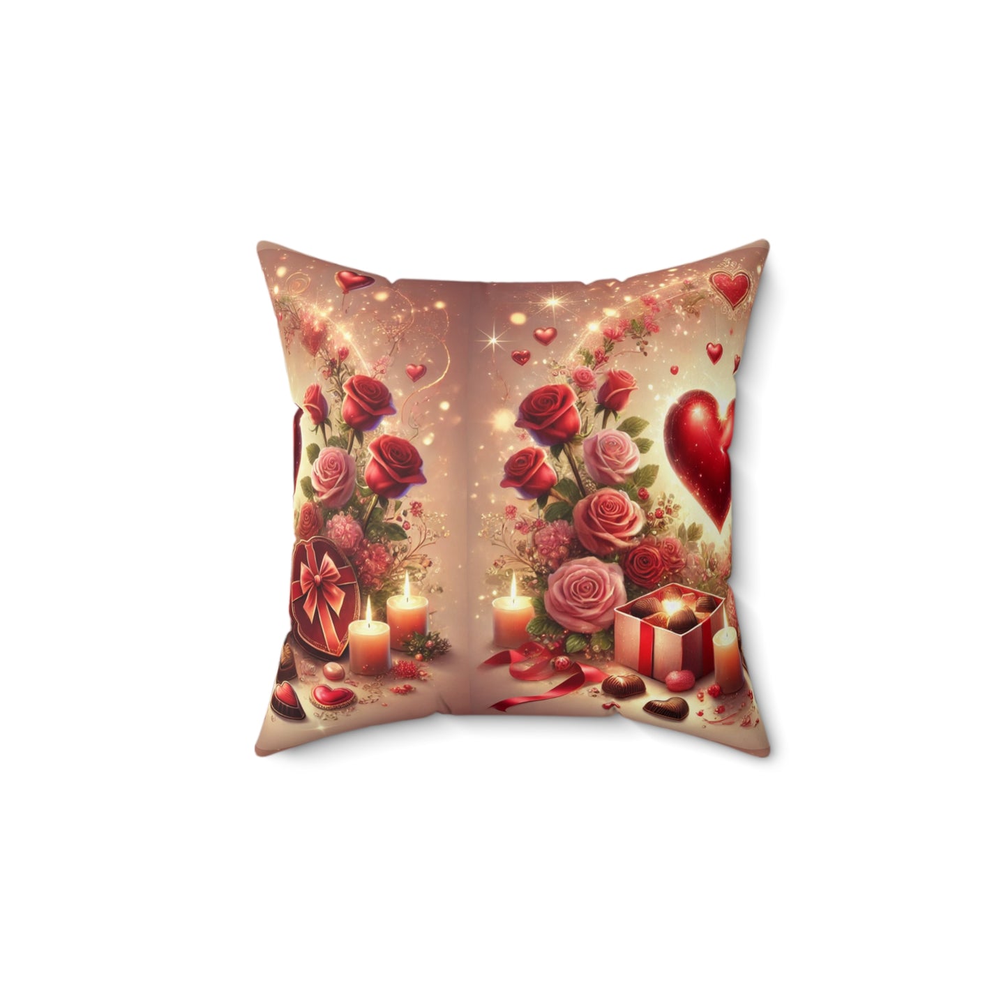 Spun Polyester Square Pillow