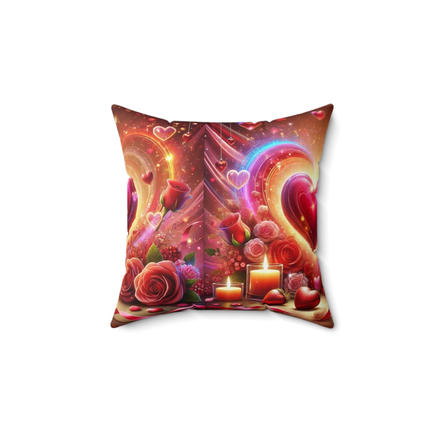 Spun Polyester Square Pillow